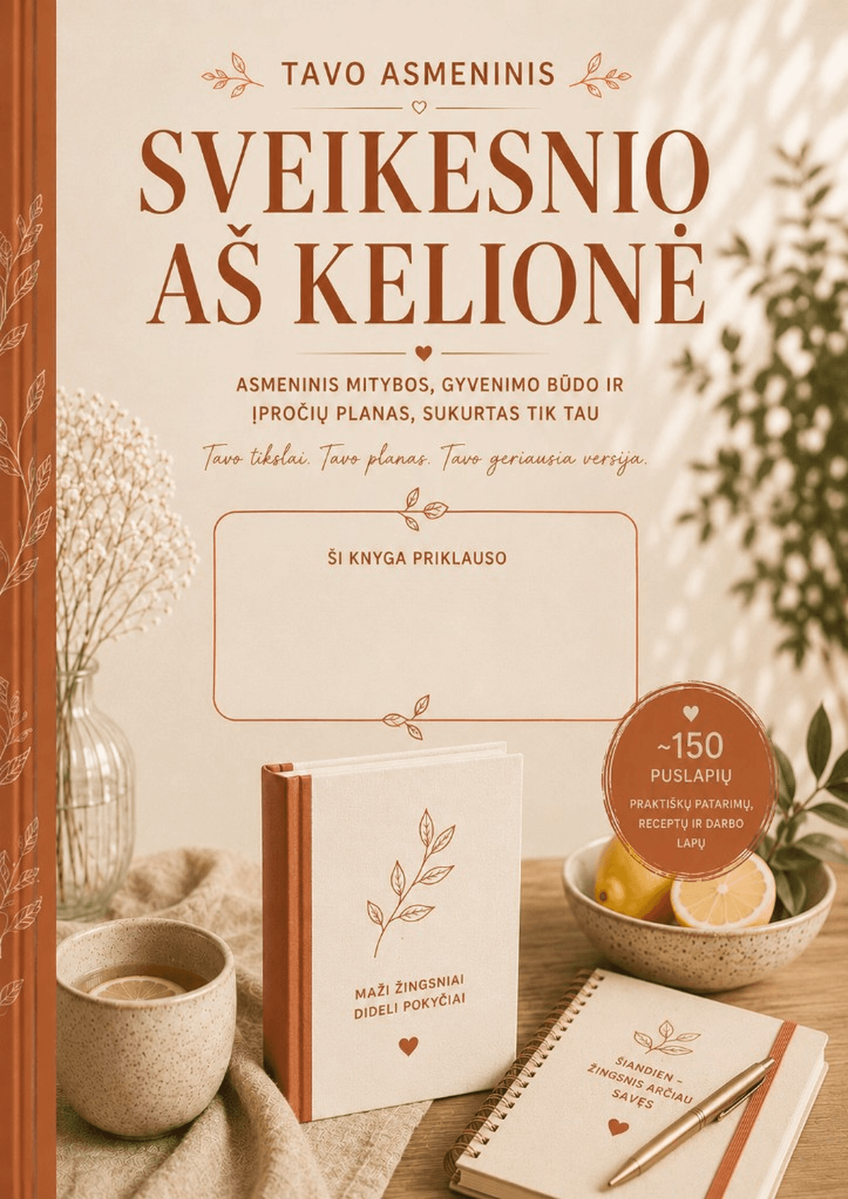 Knygos „Sveikesnio aš kelionė“ viršelis